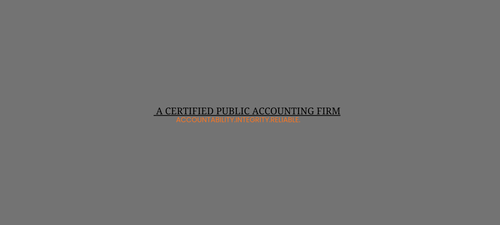 Certified public accounting firm